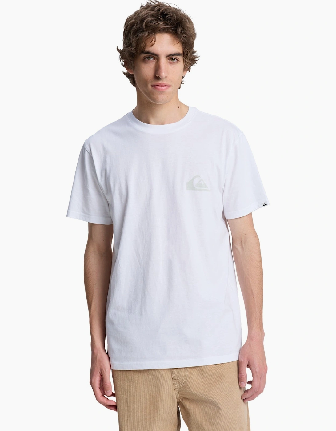 Quiksilver Mens EV Mini Logo Crew Neck Short Sleeve T-Shirt, 2 of 1