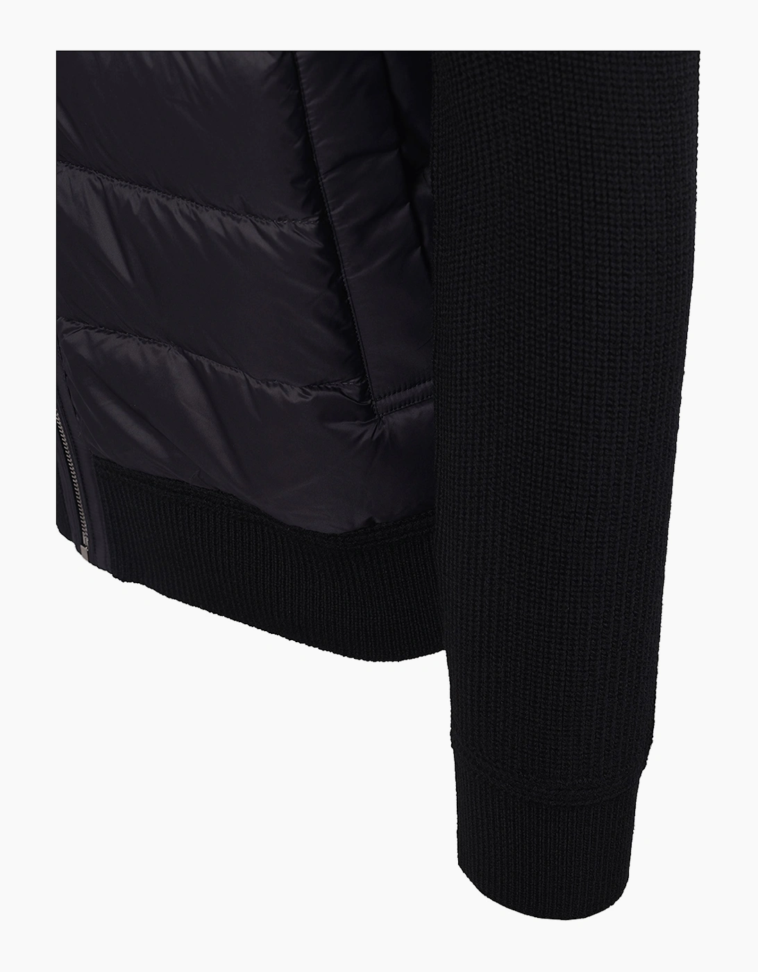 BELSTAFF COMPOUND CARDIGAN JACKET BLACK