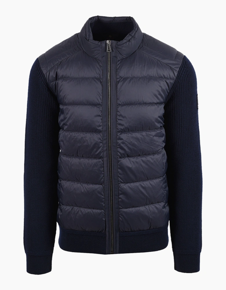 BELSTAFF COMPOUND CARDIGAN JACKET DARK INK