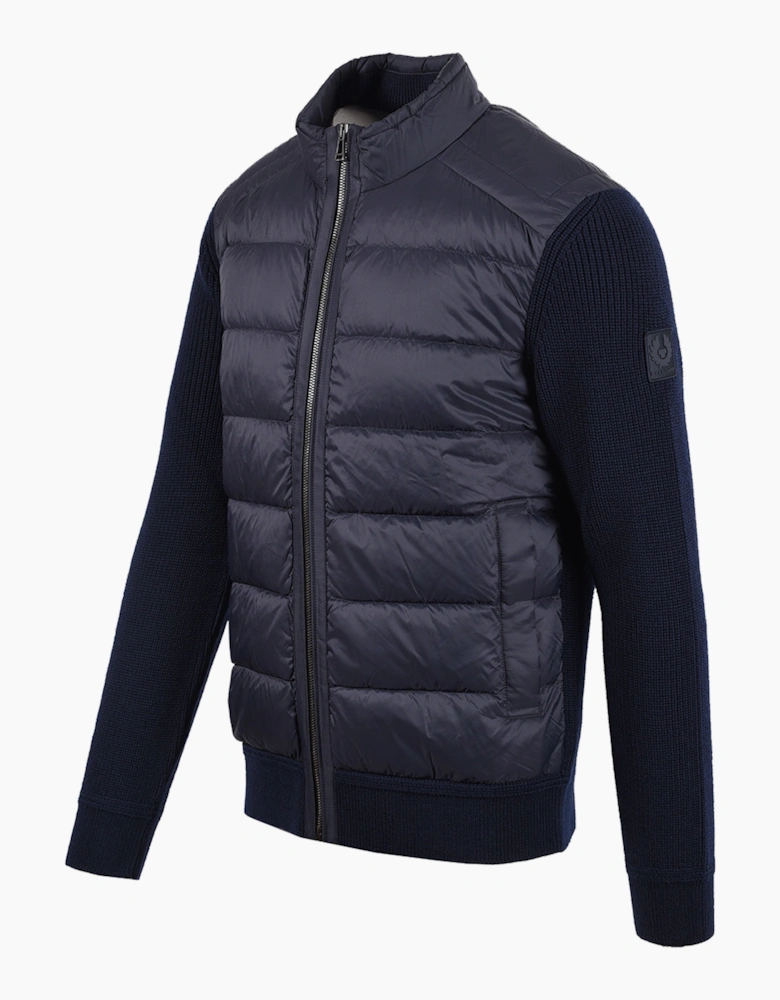 BELSTAFF COMPOUND CARDIGAN JACKET DARK INK
