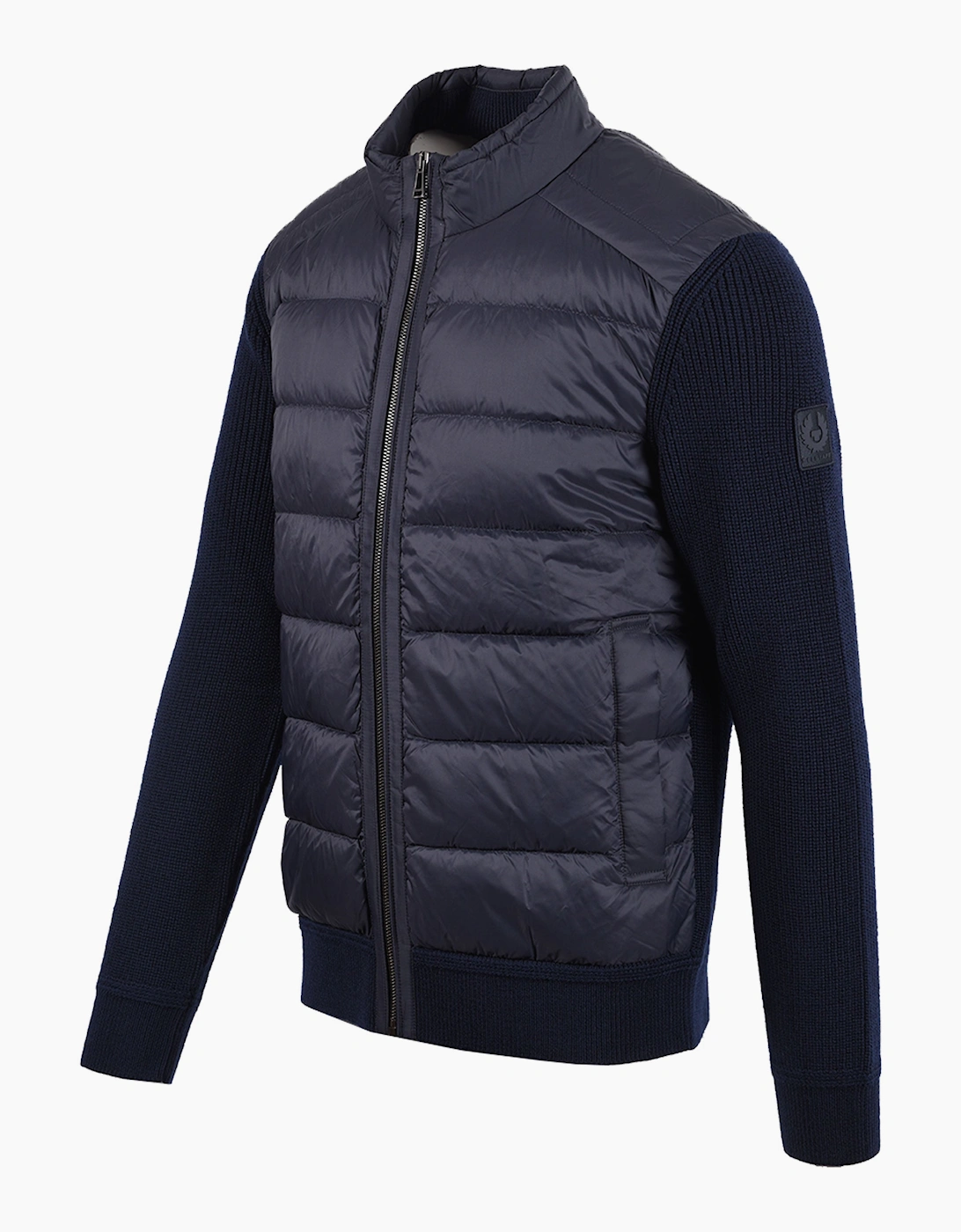BELSTAFF COMPOUND CARDIGAN JACKET DARK INK