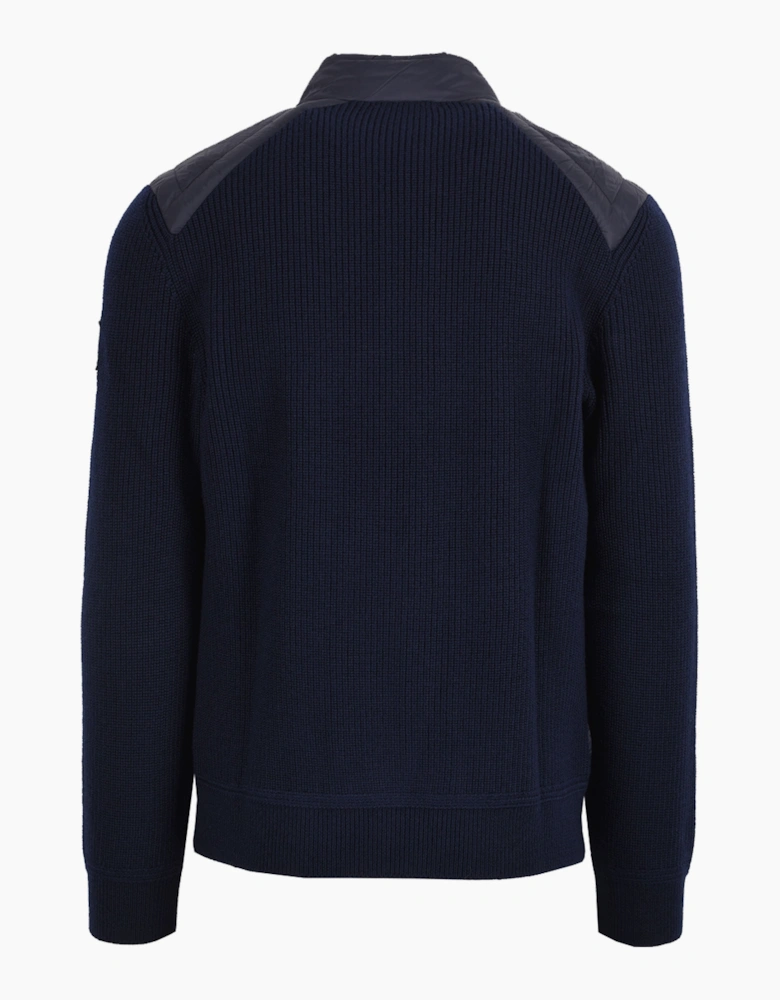 BELSTAFF COMPOUND CARDIGAN JACKET DARK INK