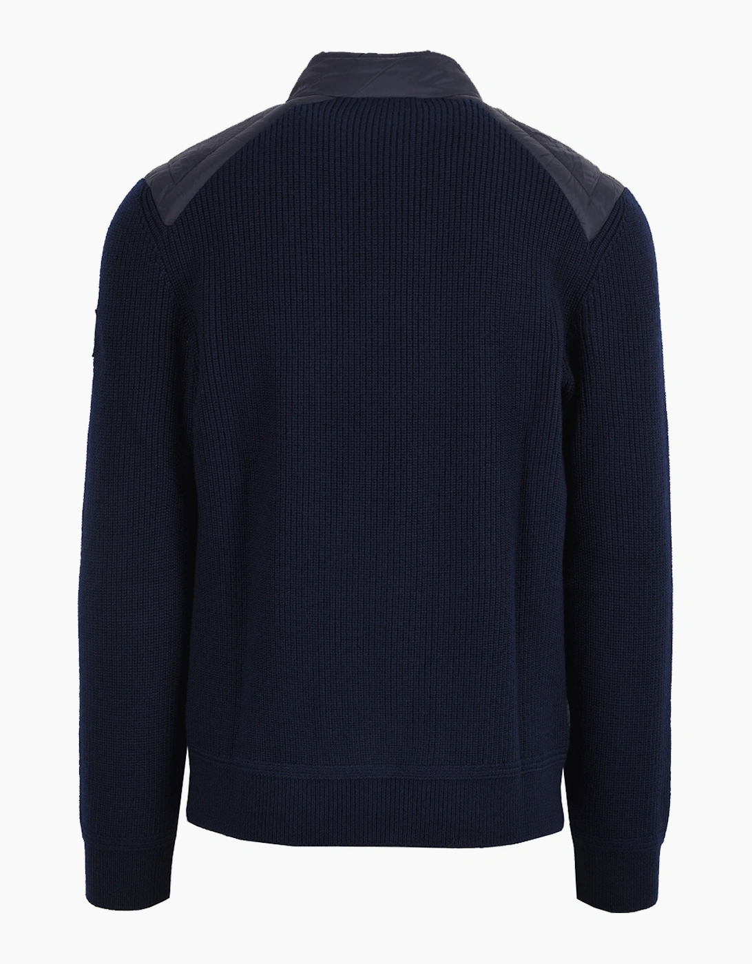 BELSTAFF COMPOUND CARDIGAN JACKET DARK INK