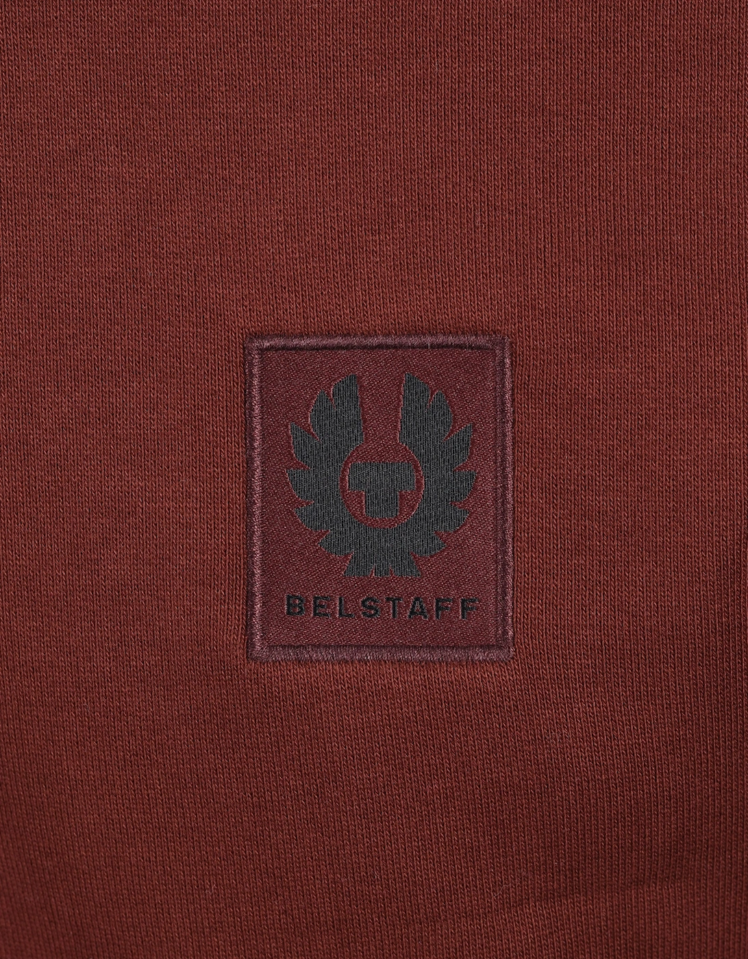 BELSTAFF HALF ZIP SWEATSHIRT OXBLOOD