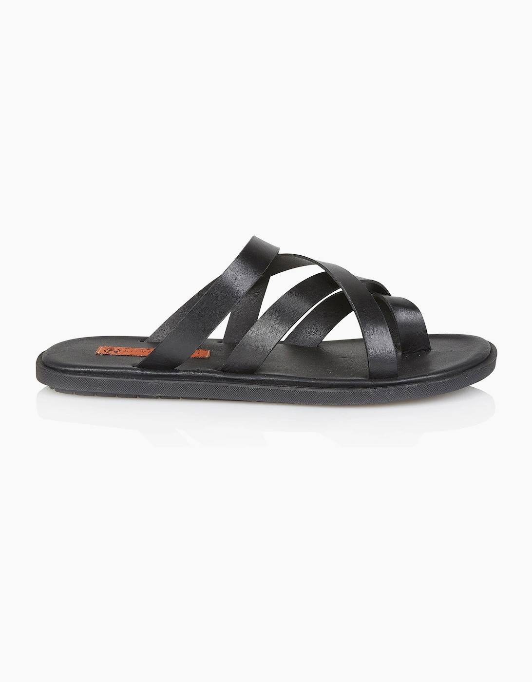 Silver Street London CROUCHEND Mens Sandals Black, 7 of 6