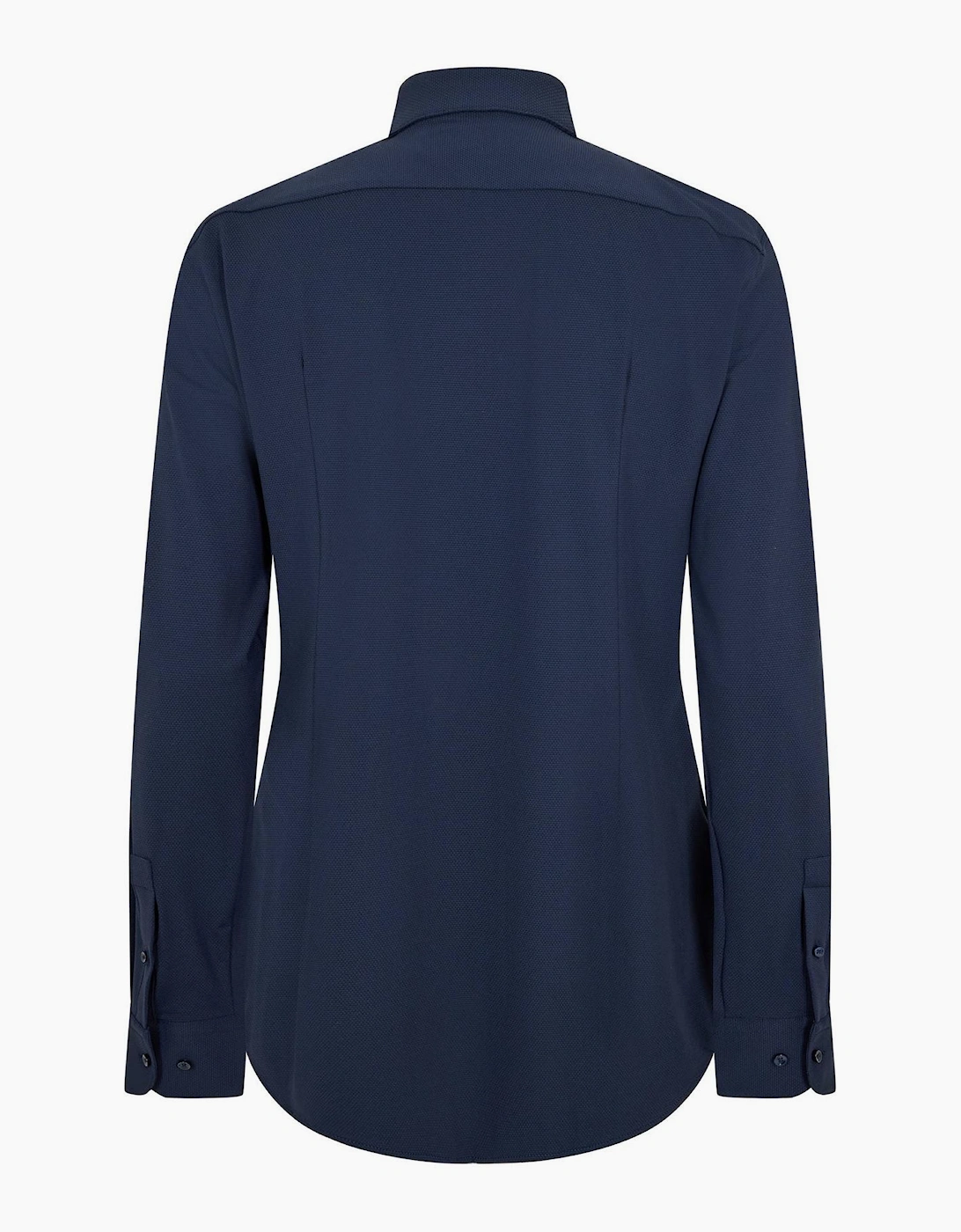 Point Collar Long Sleeve Oxford Shirt