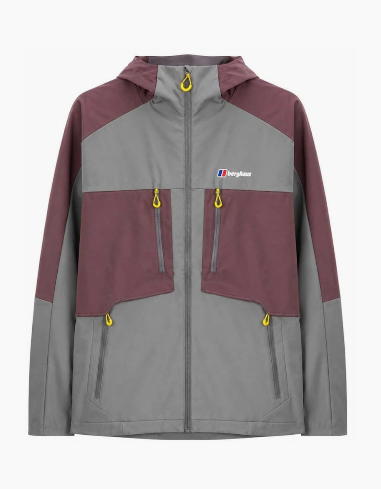 Berghaus Men's Burgundy/ Grey Vantashell Jacket