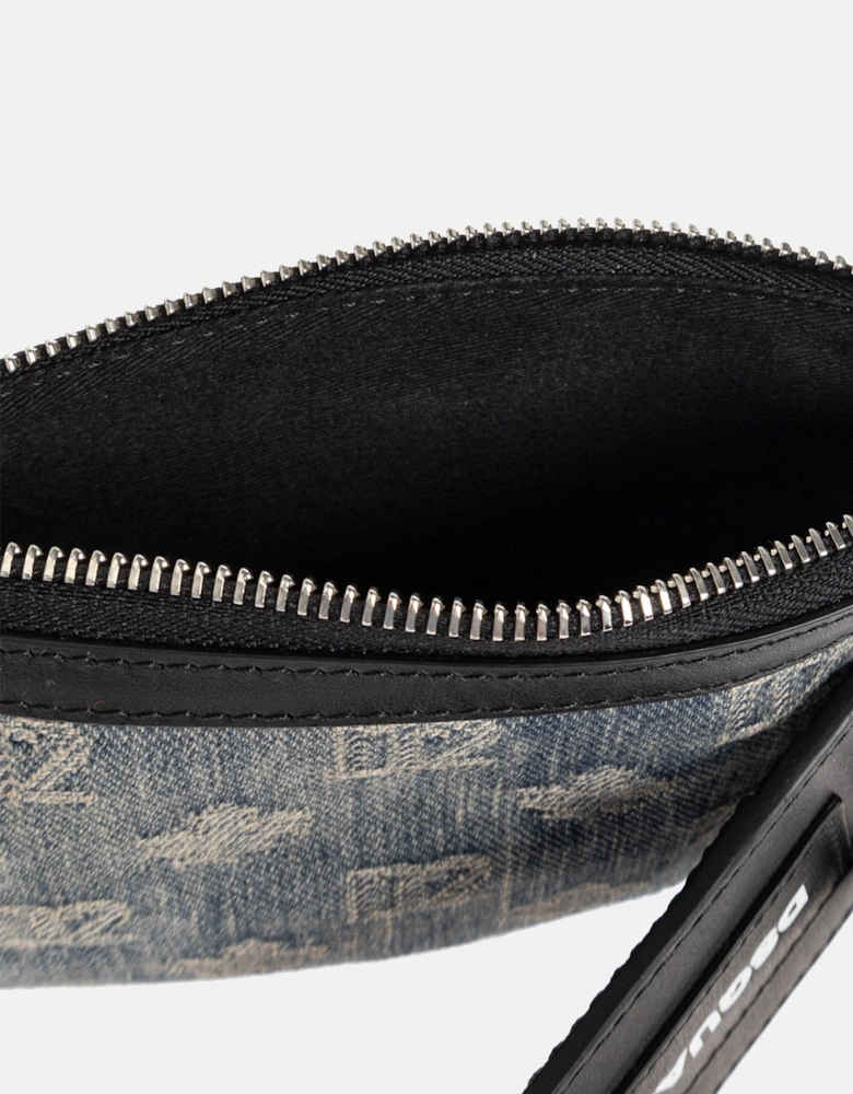 D2 Monogram Neck Pouch Black/Blue