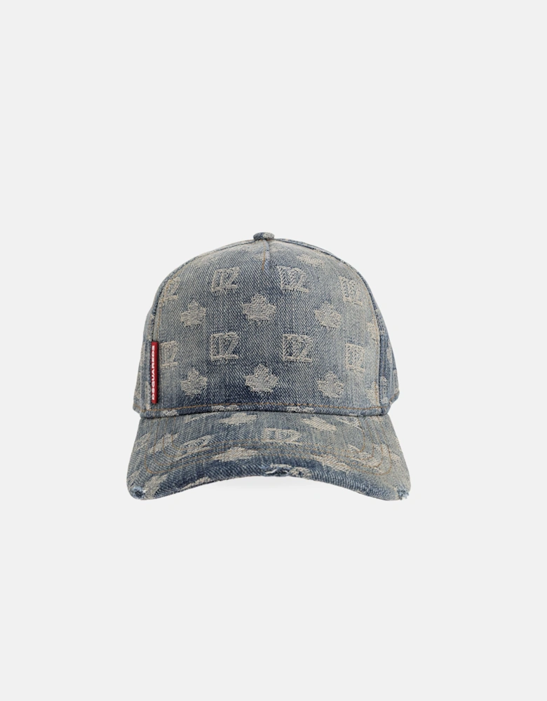 D2 Mongram Cap Blue