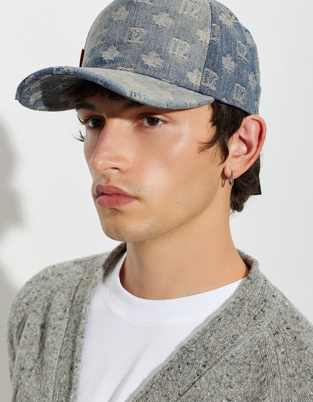 D2 Mongram Cap Blue