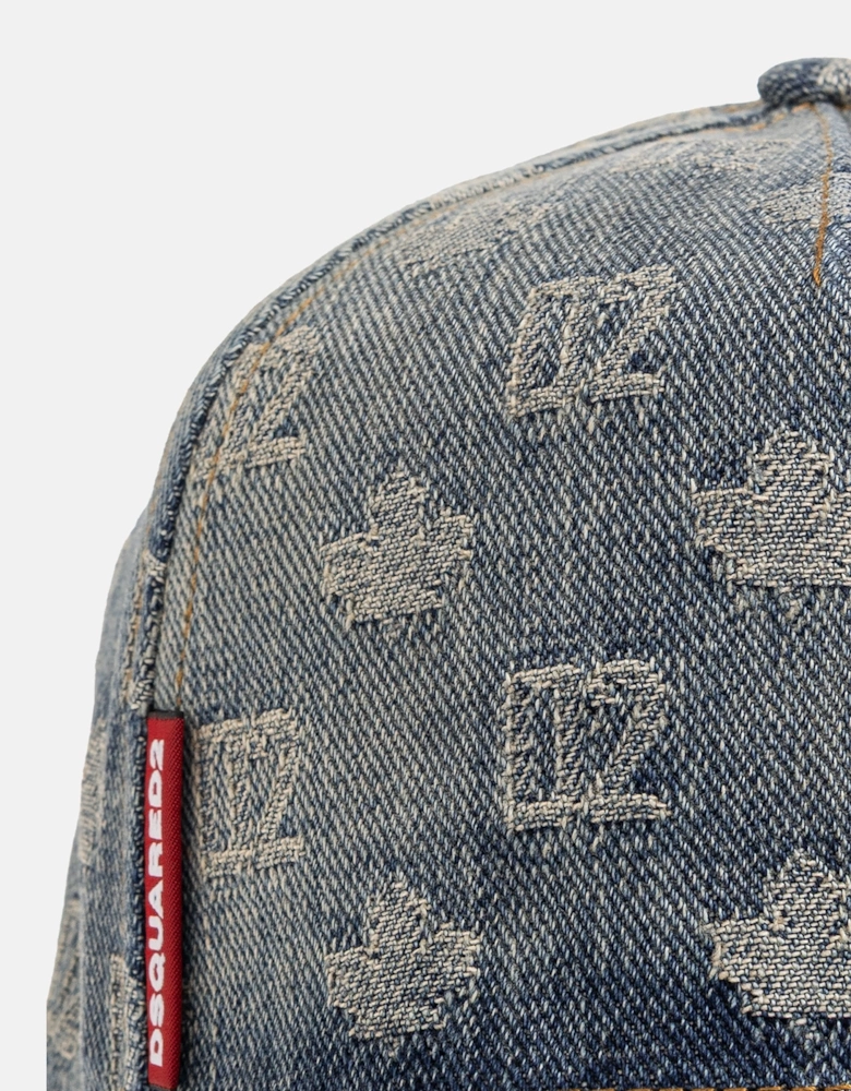 D2 Mongram Cap Blue