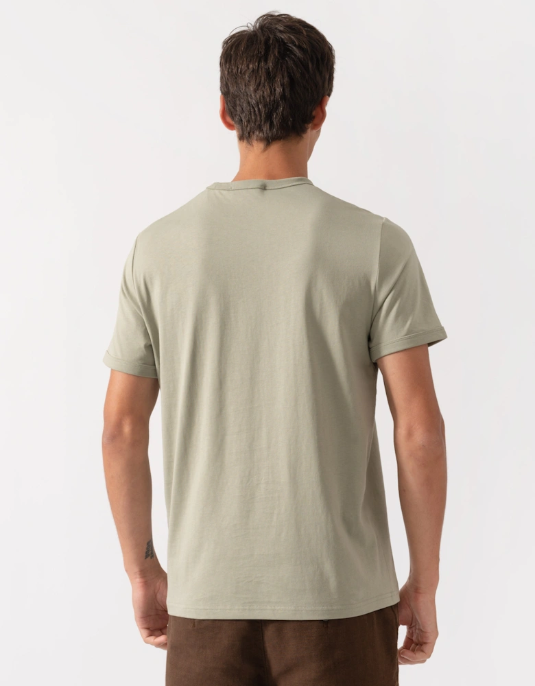 Fred Perry Mens Ringer T-Shirt - Seagrass R89