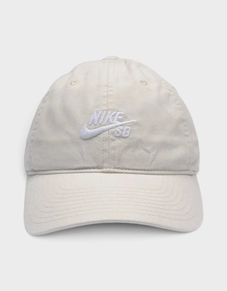 SB Club Unstructured Skate Cap Light Bone White