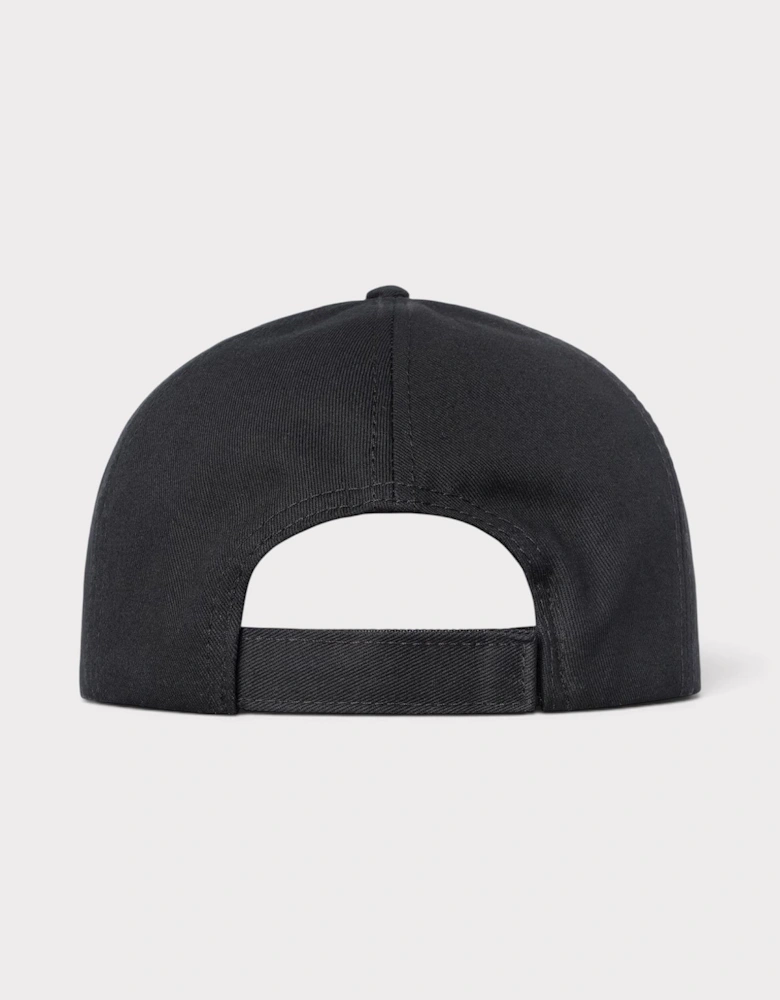 Embroidered Logo Cap Black