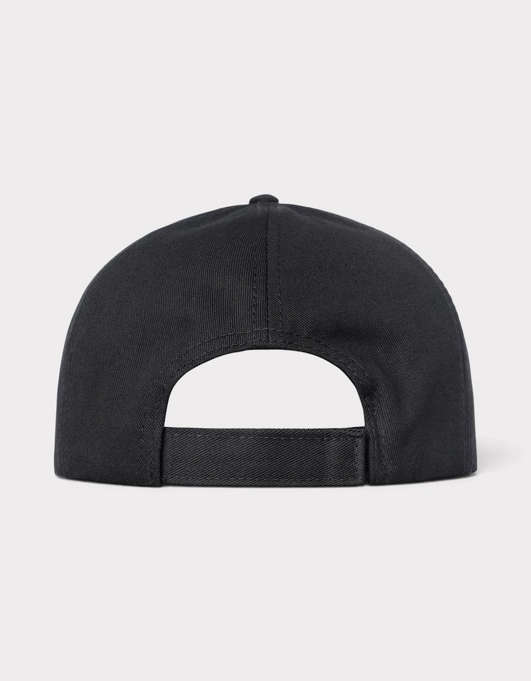 Embroidered Logo Cap Black