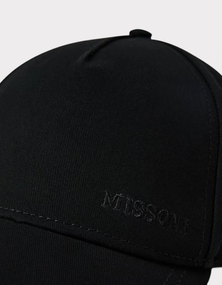 Embroidered Logo Cap Black