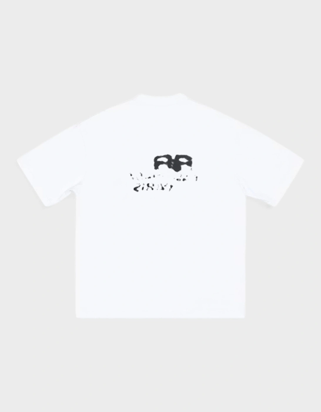 Logo Medium Fit T-Shirt White Black