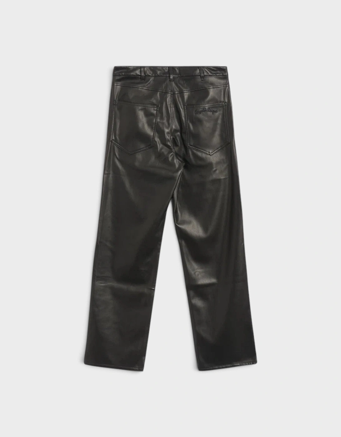 Angelo Baque Long Casual Pants Black