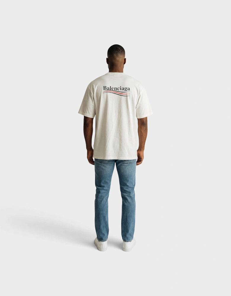 Logo Political Campaign T-Shirt White