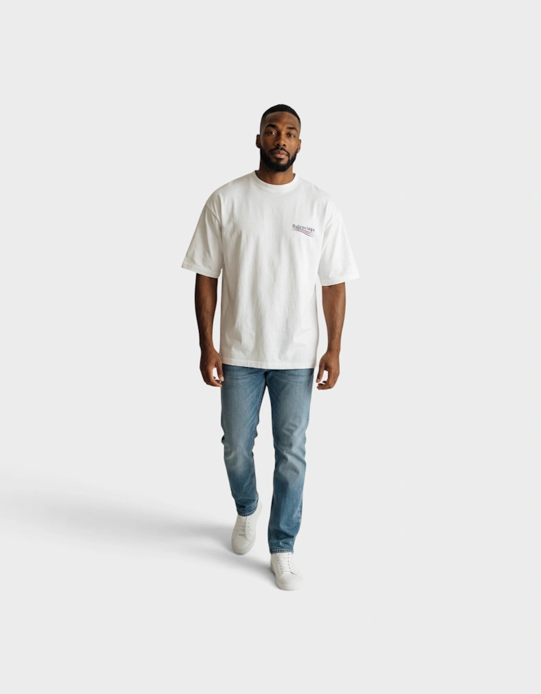 Logo Political Campaign T-Shirt White