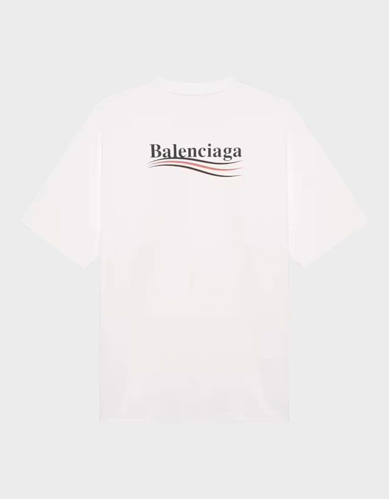 Logo Political Campaign T-Shirt White