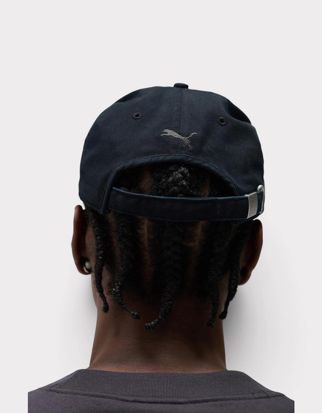 Puma Embroidered Logo Crest Cap Black