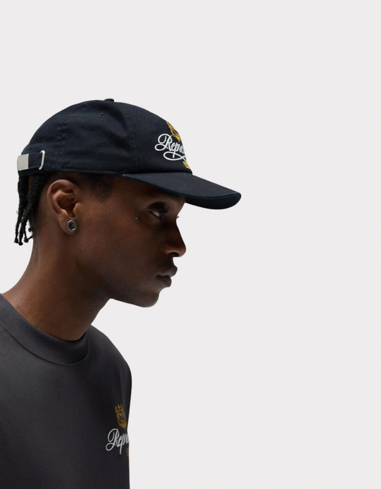 Puma Embroidered Logo Crest Cap Black