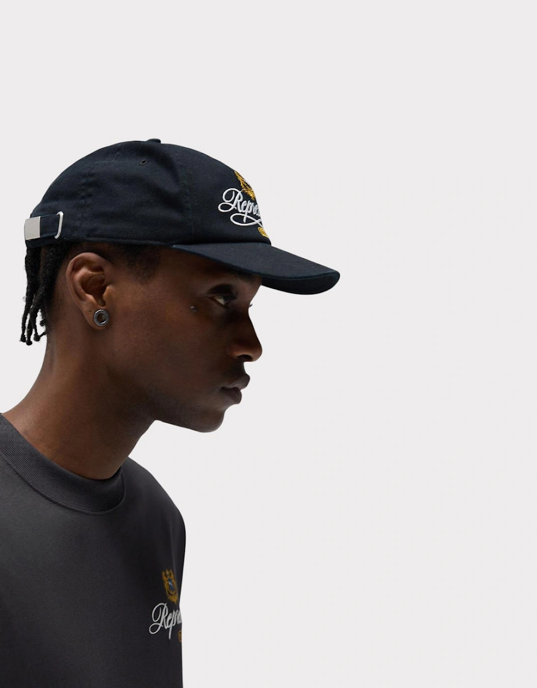 Puma Embroidered Logo Crest Cap Black