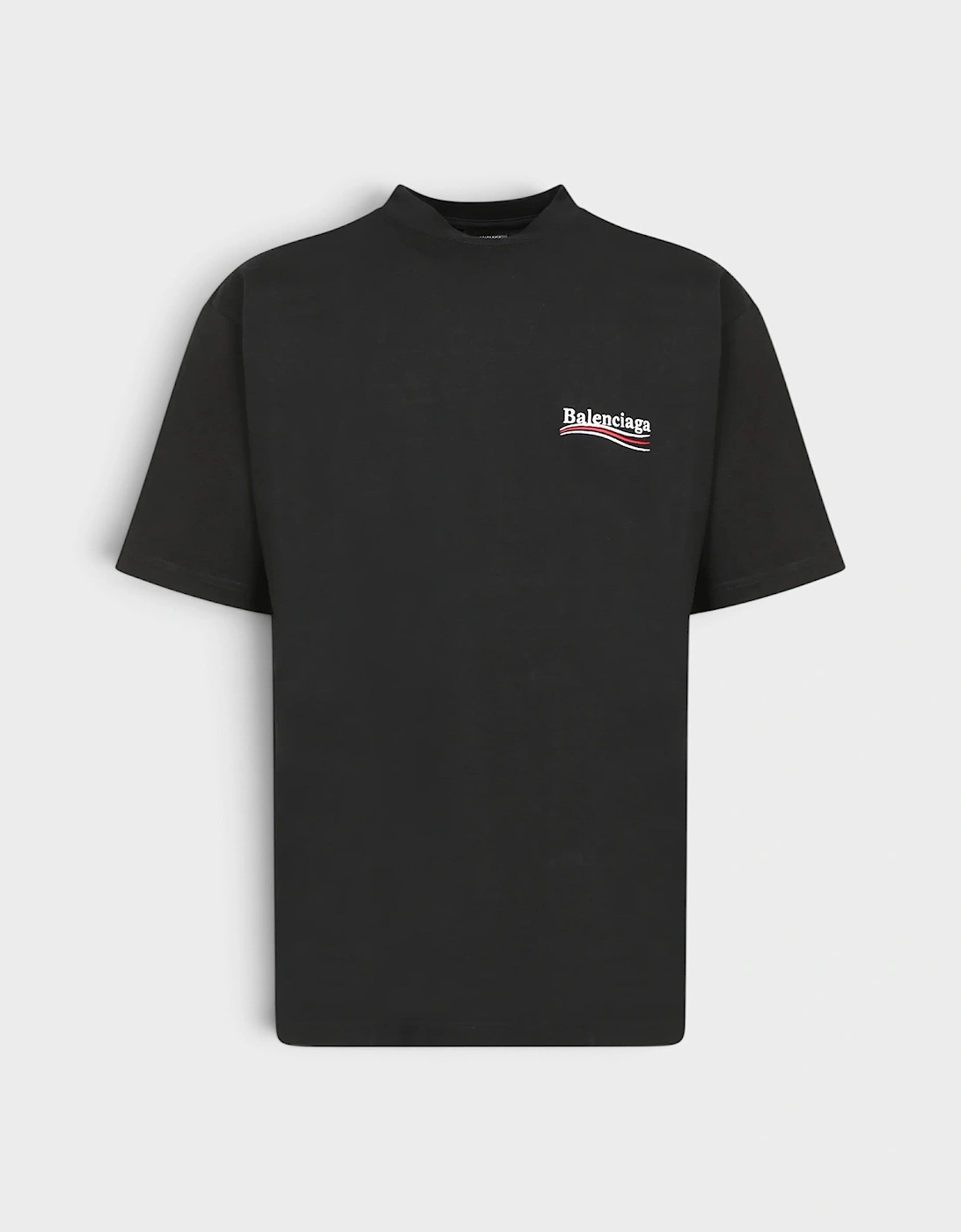 Logo Political Campaign T-Shirt Black