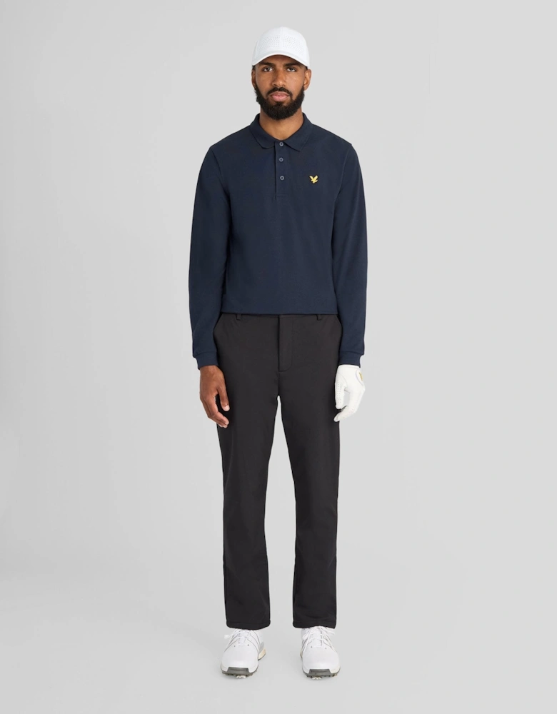 Technical Long Sleeve Polo Shirt