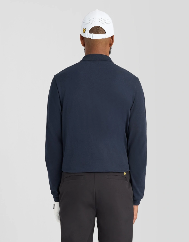 Technical Long Sleeve Polo Shirt