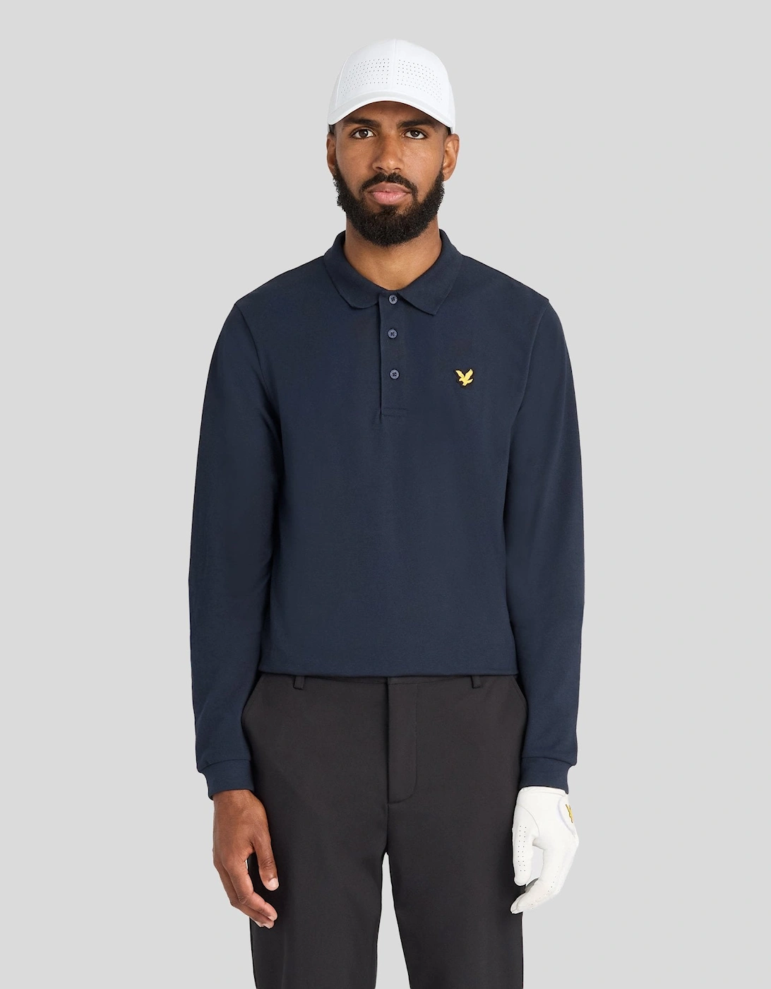 Technical Long Sleeve Polo Shirt, 7 of 6