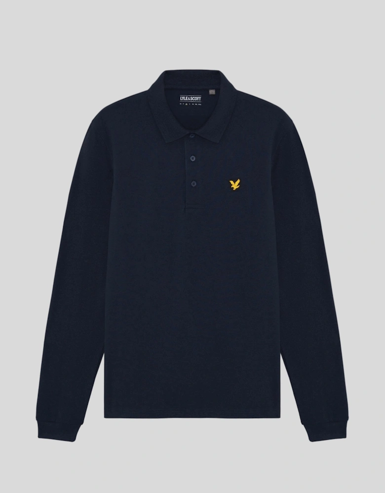 Technical Long Sleeve Polo Shirt