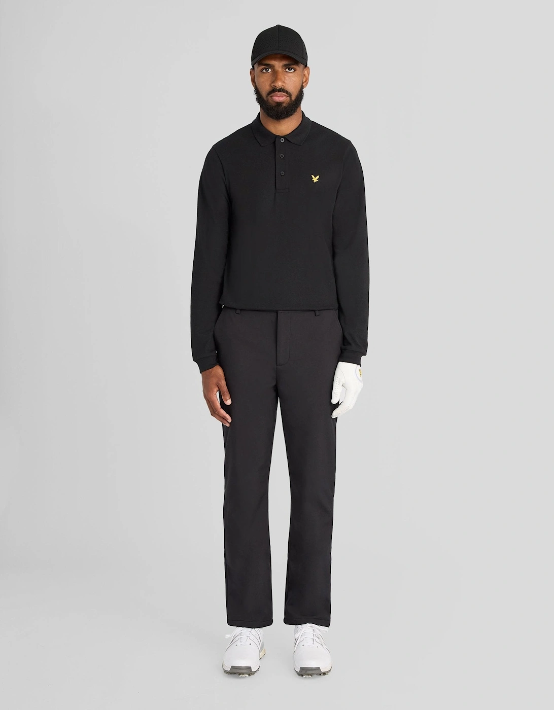 Technical Long Sleeve Polo Shirt