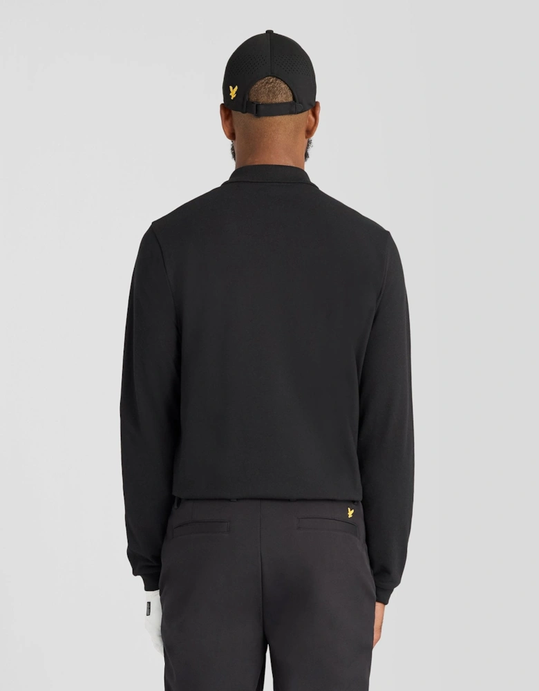 Technical Long Sleeve Polo Shirt