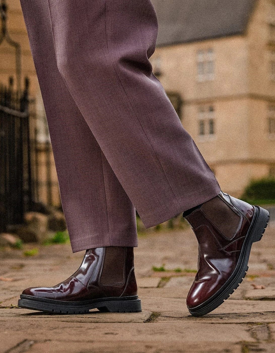 Hush Puppies Jamie Leather Men's Bordeaux Boots