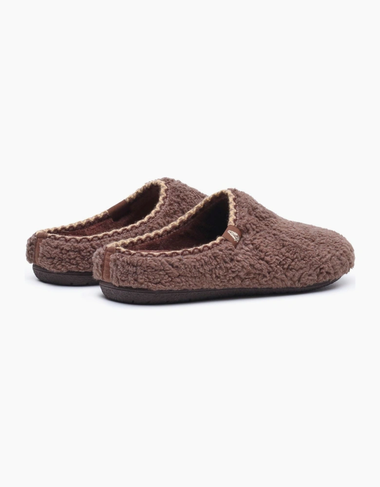 Hush Puppies Good Textile Women's Chocolate Slippers