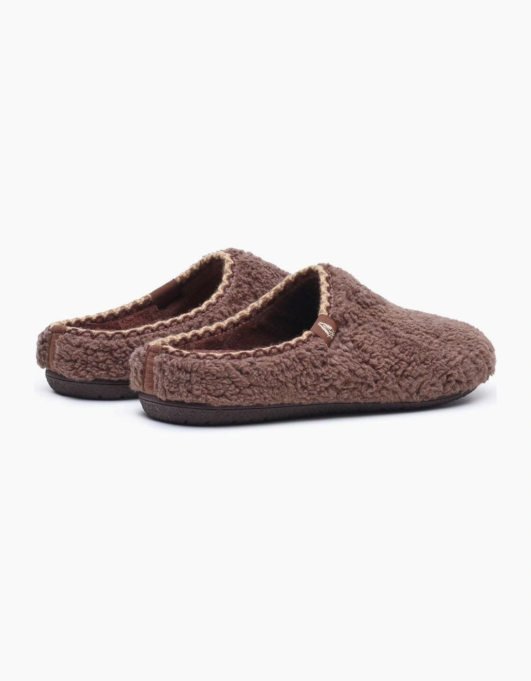 Hush Puppies Good Textile Women's Chocolate Slippers