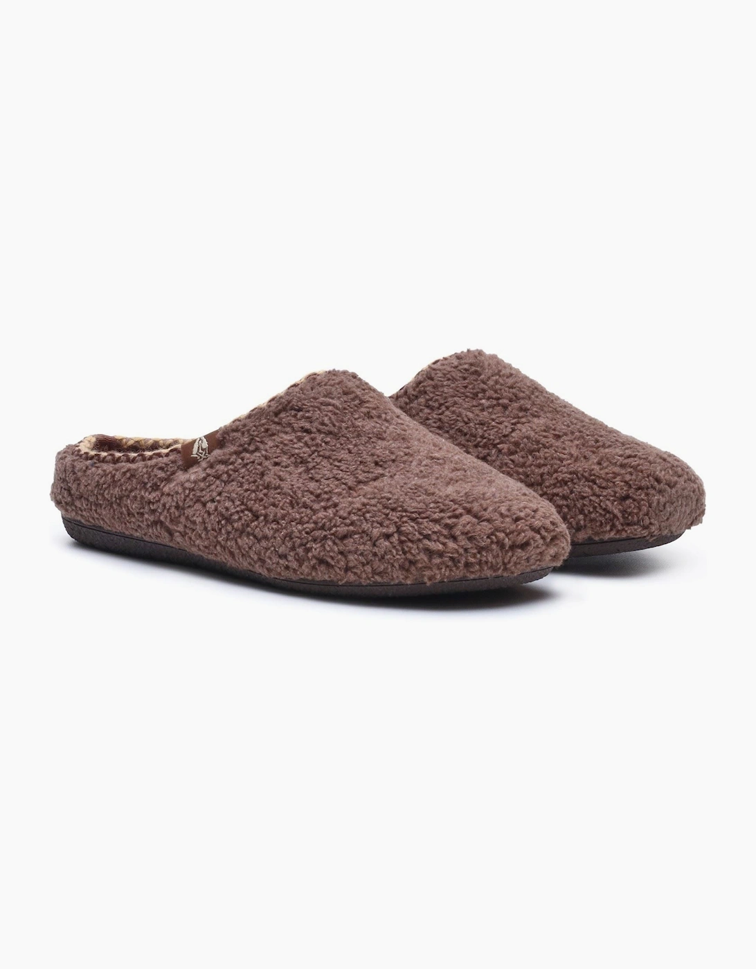 Hush Puppies Good Textile Women's Chocolate Slippers