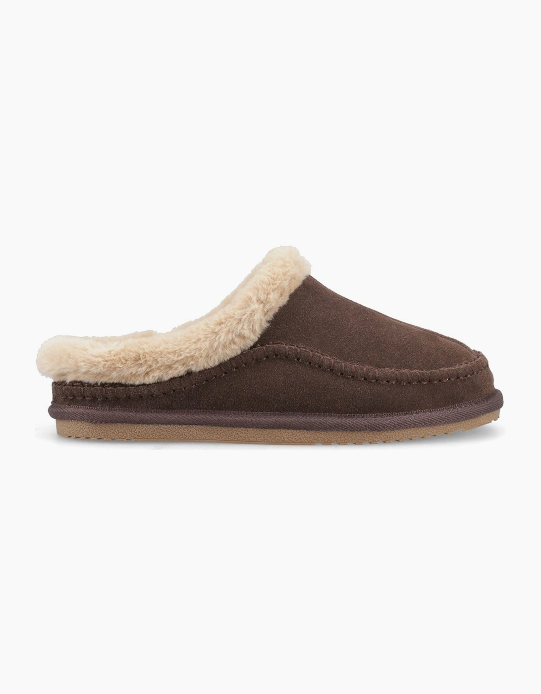 Hush Puppies Anika Suede Women's Chocolate Slippers