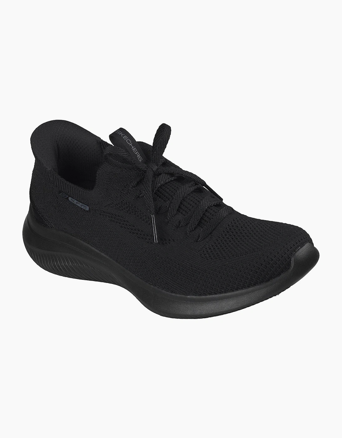 Skechers Ultra Flex 4.0 Polyester Women's Black / Black Sole Trainers, 7 of 6