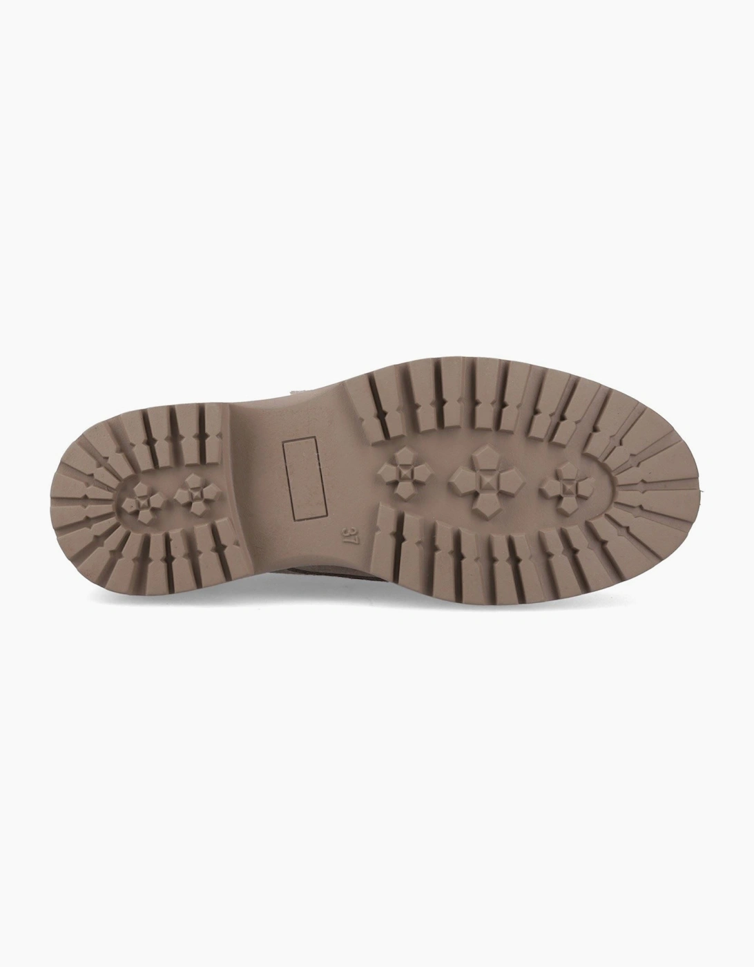 Hush Puppies Orla Monk Leather Women's Taupe Loafers