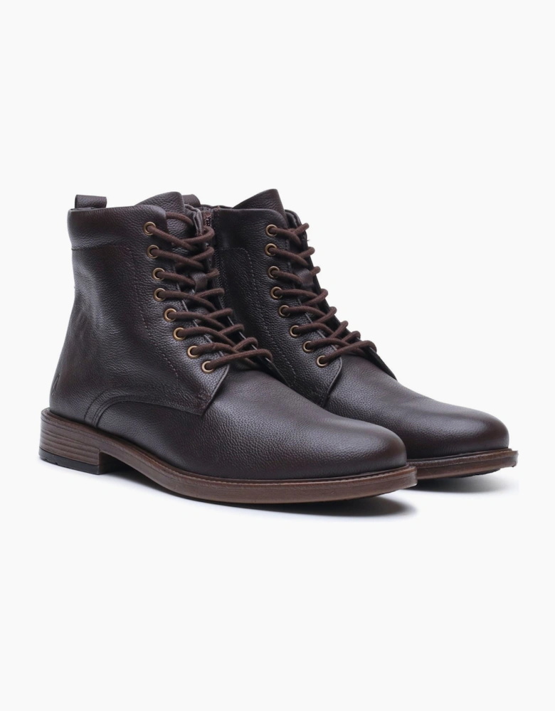 Hush Puppies Irwin Leather Men's BROWN Ankle Boots