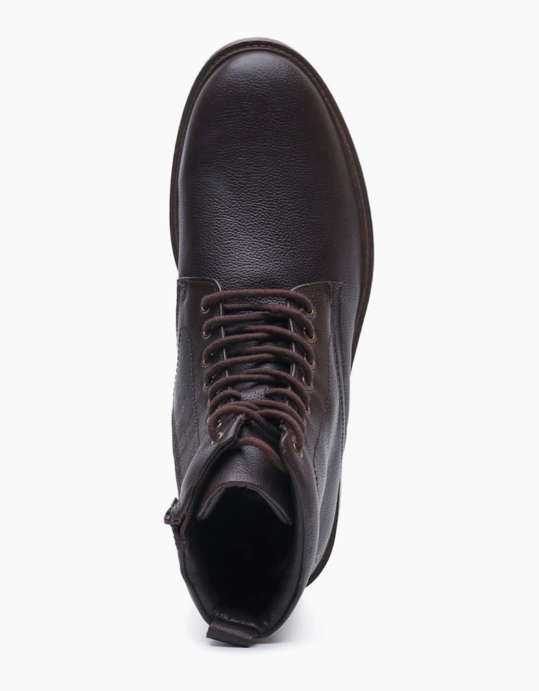 Hush Puppies Irwin Leather Men's BROWN Ankle Boots
