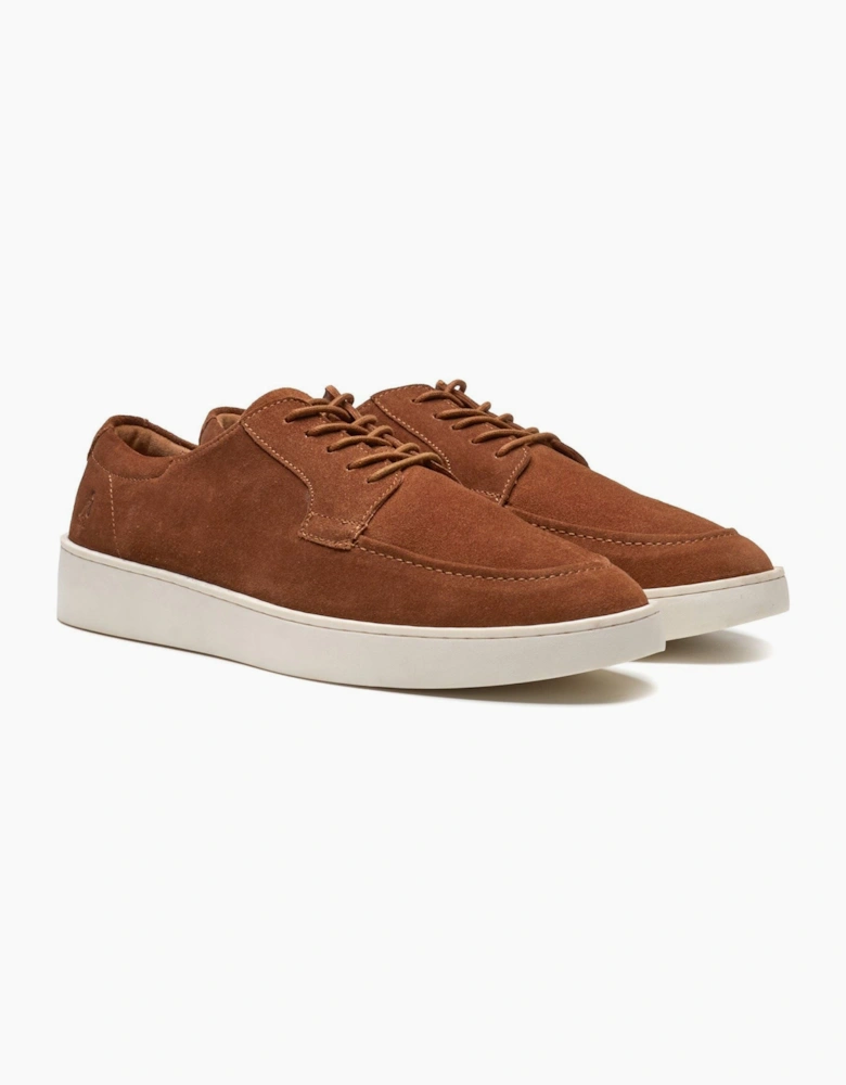 Hush Puppies Riven Lace Up Leather Men's TAN Lace-Up Shoes