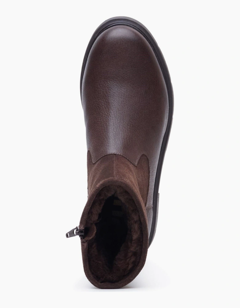 Hush Puppies Charlotte Leather Women's BROWN Boots