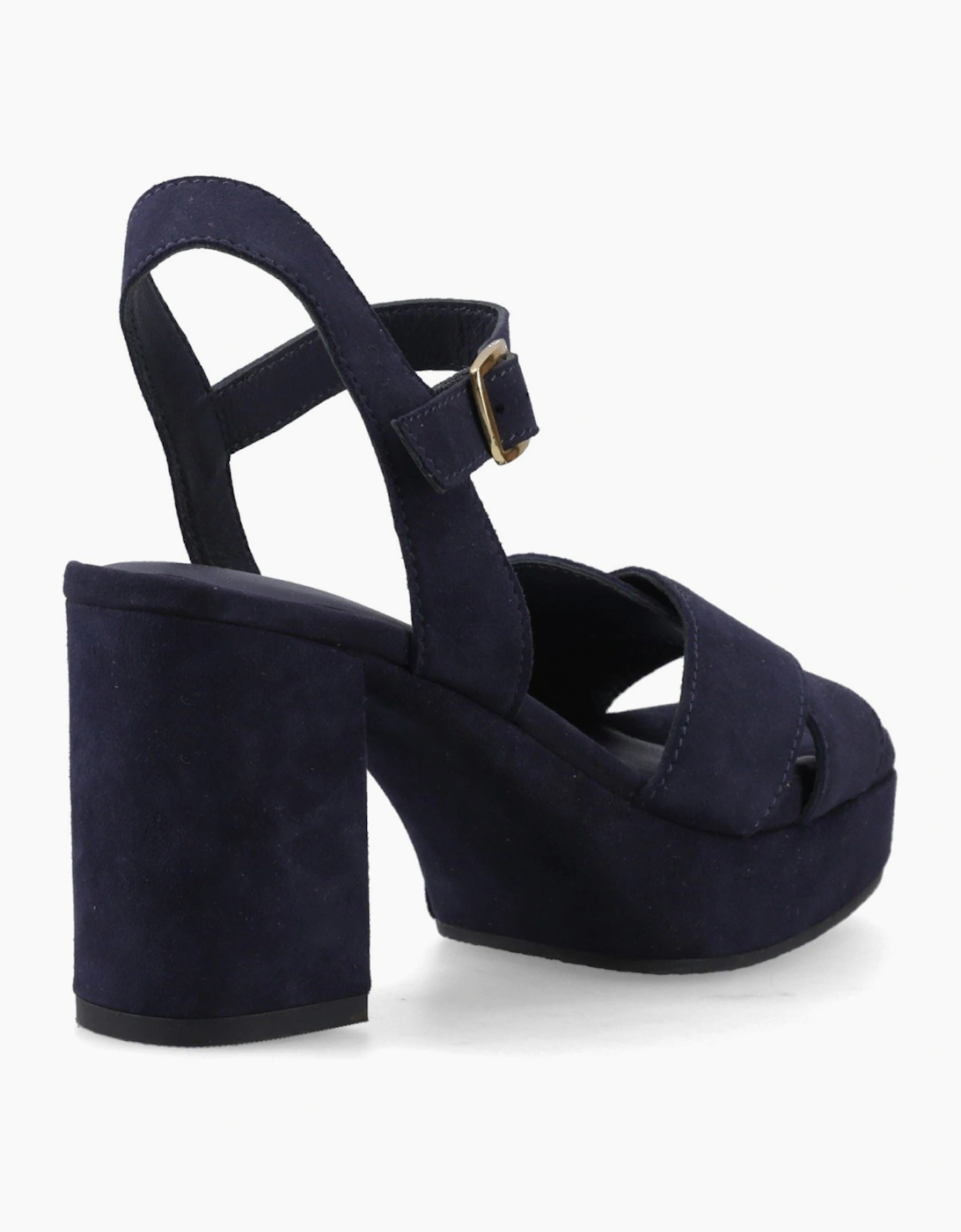 Hush Puppies Ophelia Suede Women's Navy Sandals
