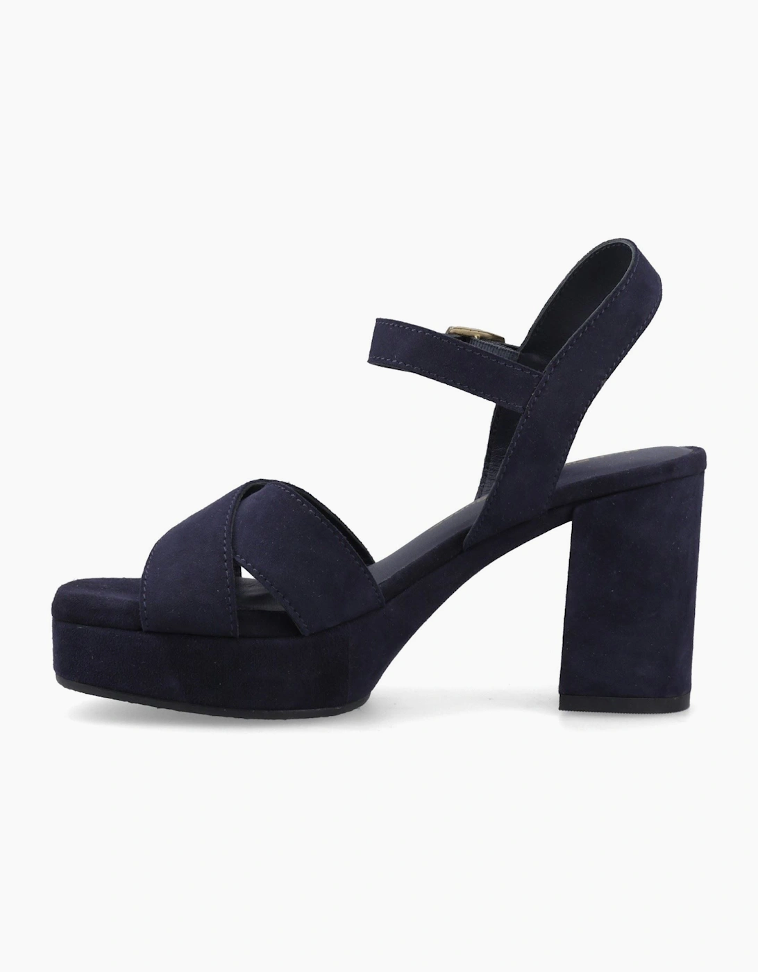 Hush Puppies Ophelia Suede Women's Navy Sandals
