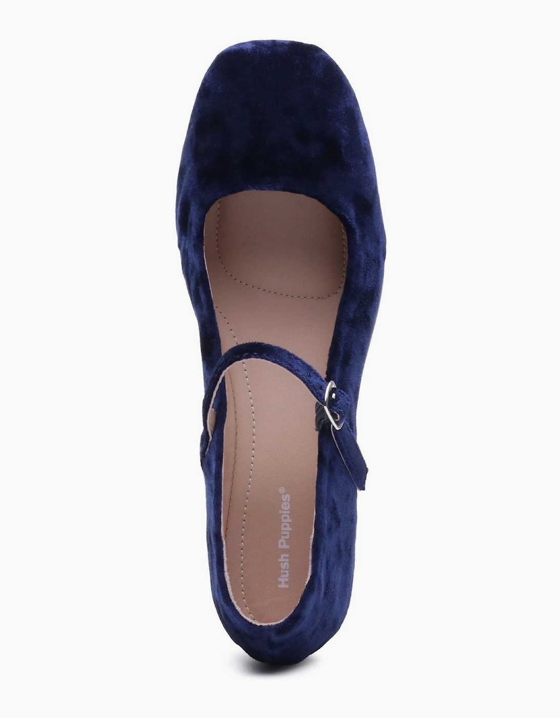 Hush Puppies Pasha Velvet Women's Navy Flats