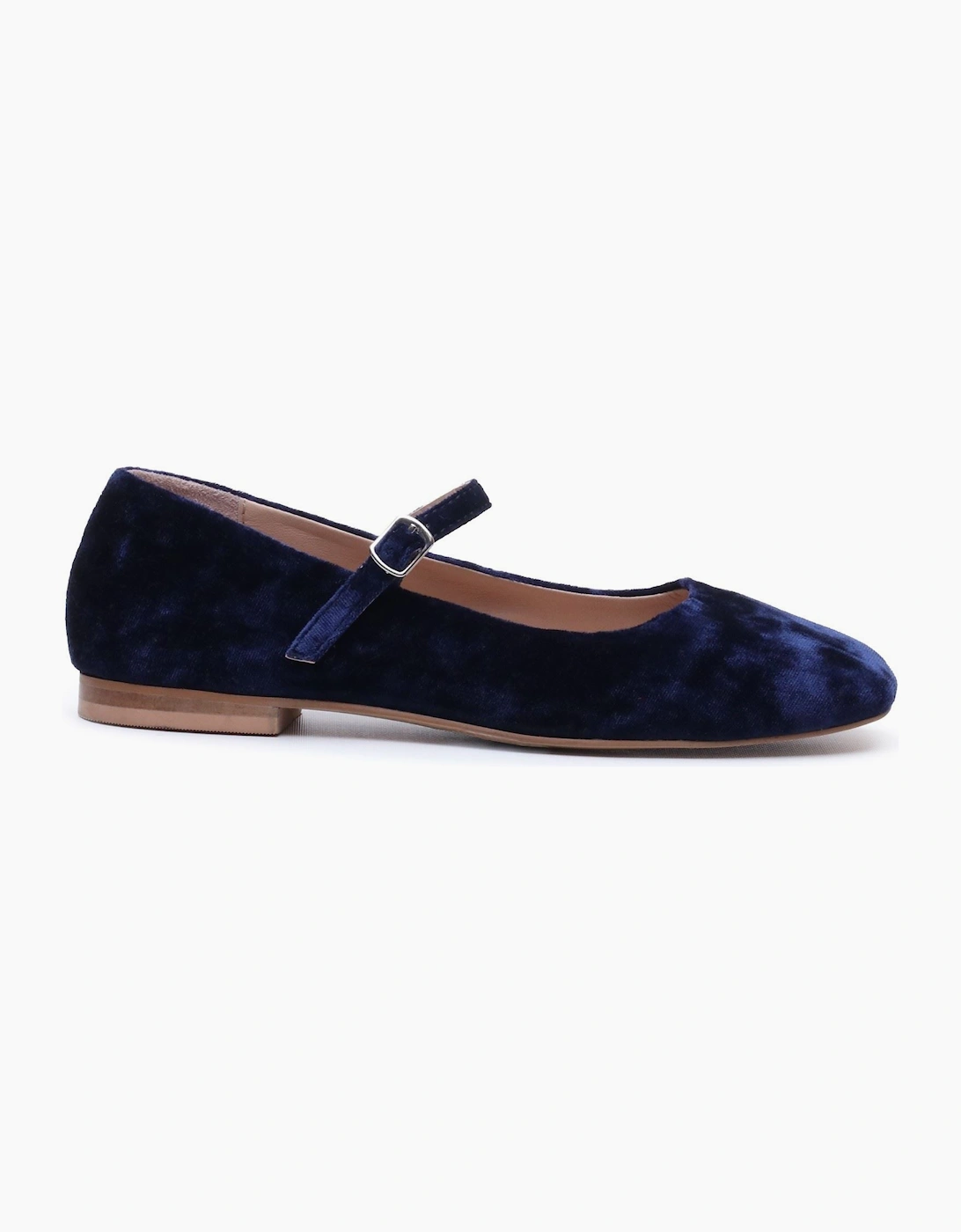 Hush Puppies Pasha Velvet Women's Navy Flats